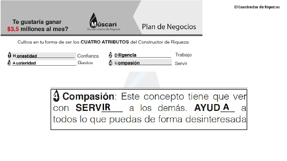 El Constructor de Riquezas 