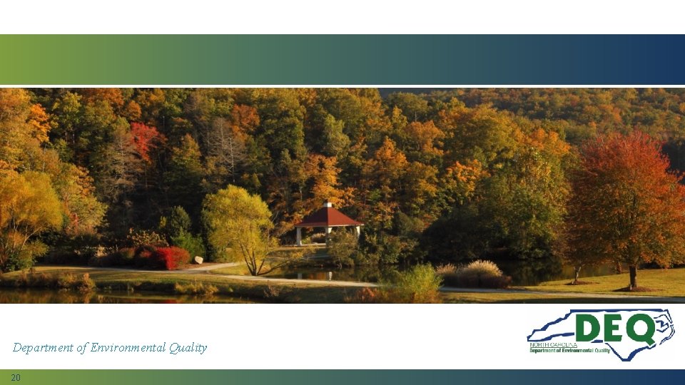 Department of Environmental Quality 20 