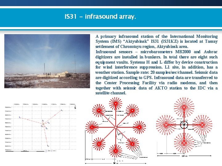 IS 31 - infrasound array. A primary infrasound station of the International Monitoring System