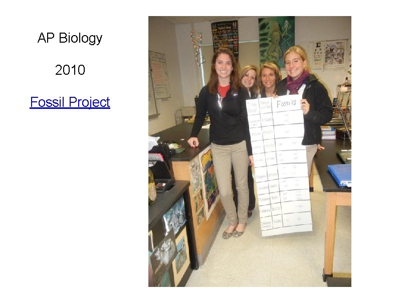 AP Biology 2010 Fossil Project 