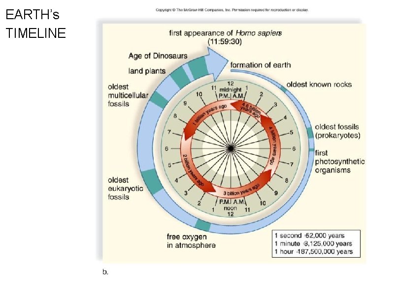 EARTH’s TIMELINE 