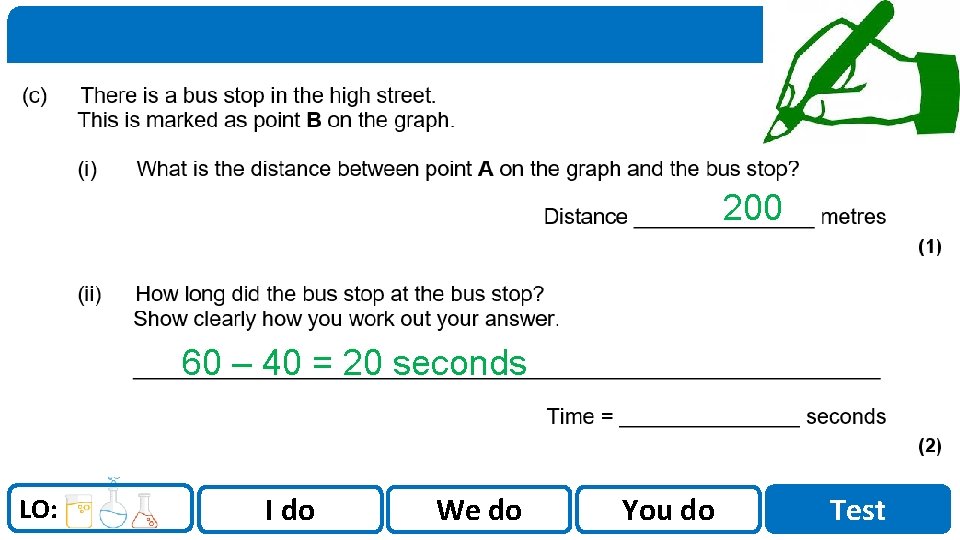 Sci. Doc 200 60 – 40 = 20 seconds LO: I do We do