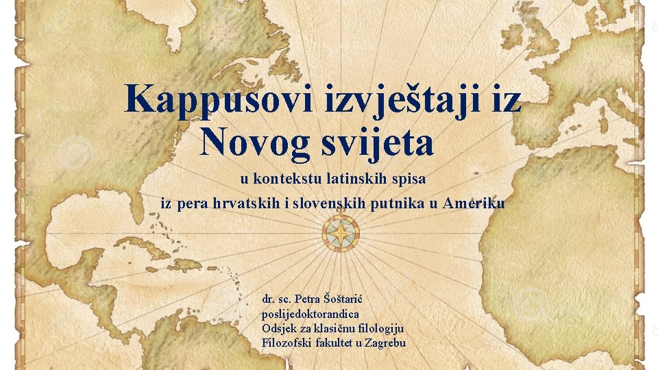 Kappusovi izvještaji iz Novog svijeta u kontekstu latinskih spisa iz pera hrvatskih i slovenskih