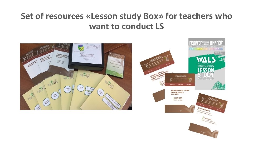 Set of resources «Lesson study Box» for teachers who want to conduct LS 