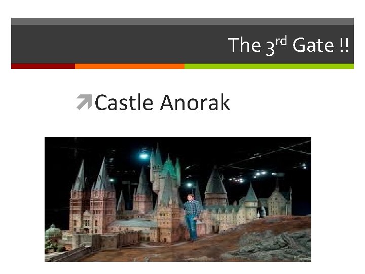 The 3 rd Gate !! Castle Anorak 