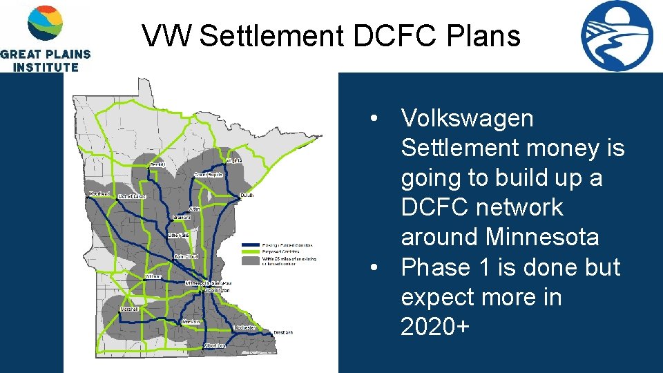 VW Settlement DCFC Plans • Volkswagen Settlement money is going to build up a