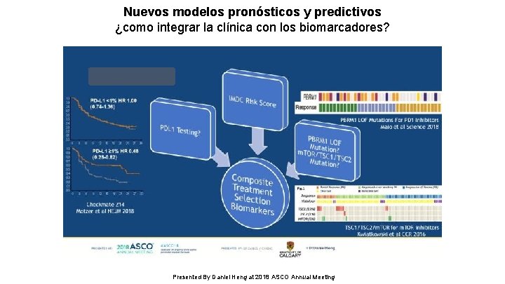 Nuevos modelos pronósticos y predictivos ¿como integrar la clínica con los biomarcadores? The Future