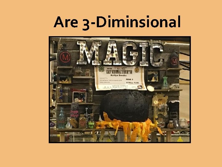 Are 3 -Diminsional 