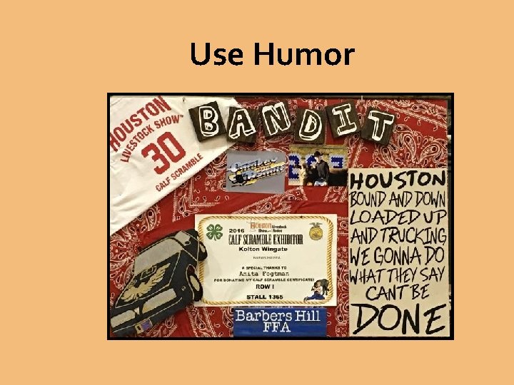 Use Humor 