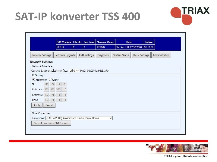 SAT-IP konverter TSS 400 