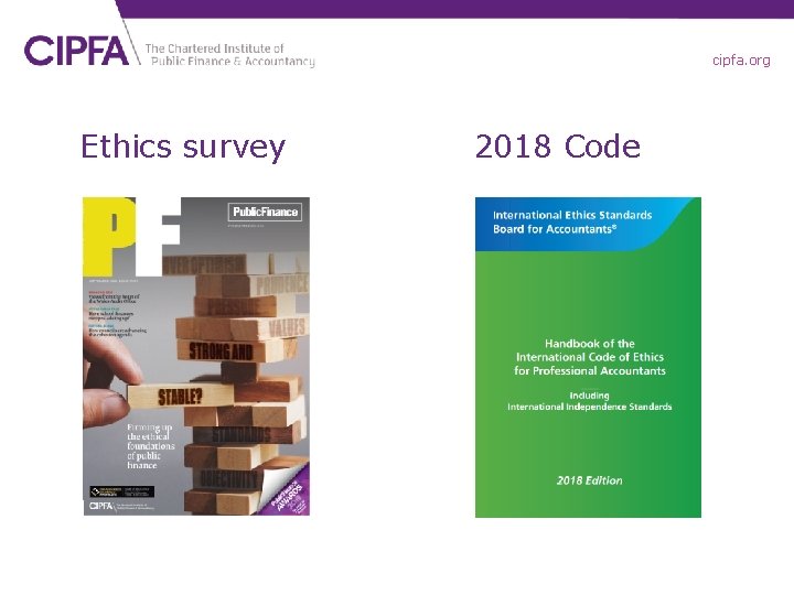 cipfa. org Ethics survey 2018 Code 