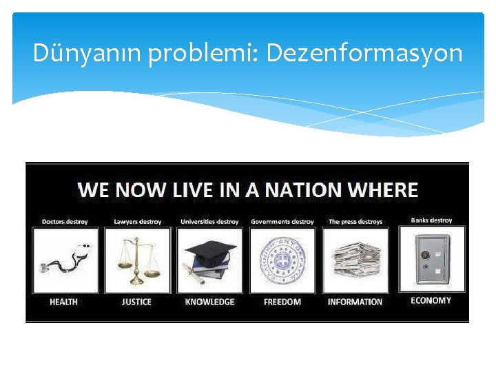 Dünyanın problemi: Dezenformasyon 