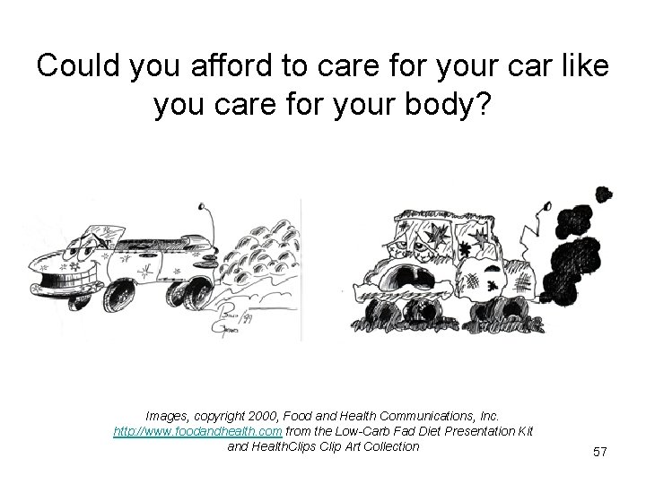 Could you afford to care for your car like you care for your body?