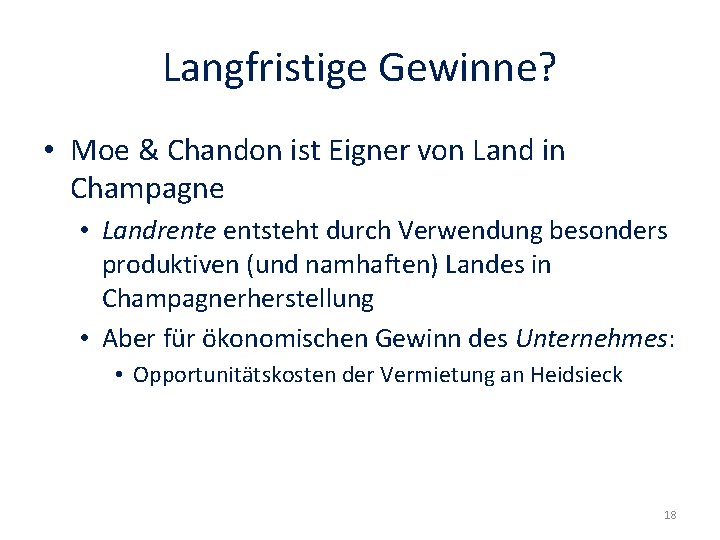 Langfristige Gewinne? • Moe & Chandon ist Eigner von Land in Champagne • Landrente