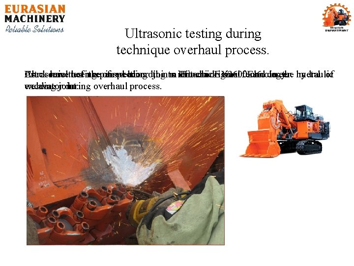 Ultrasonic testing during technique overhaul process. Crack Ultrasonic As a result have testing been