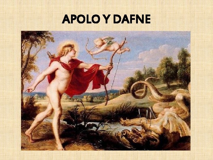 APOLO Y DAFNE 