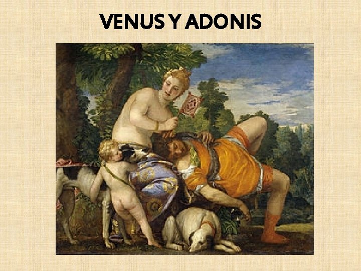 VENUS Y ADONIS 