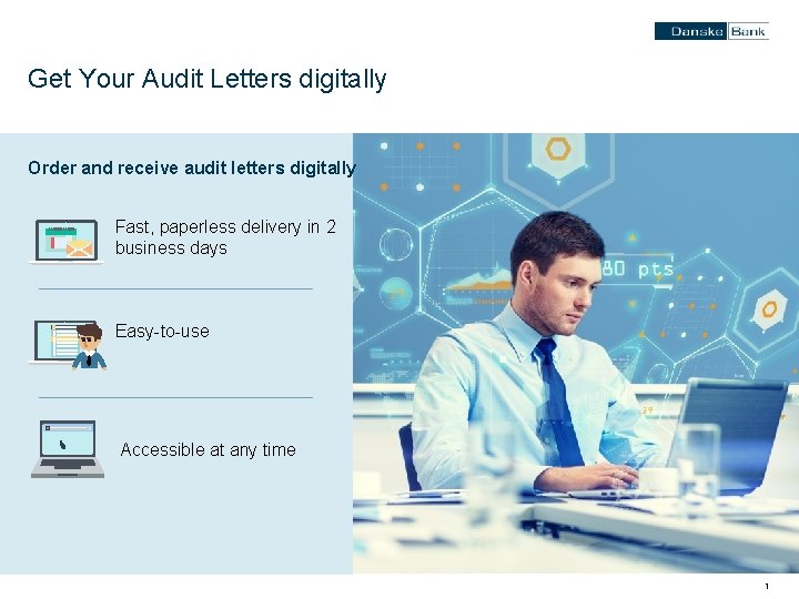 Get Your Audit Letters digitally Order and receive audit letters digitally Fast, paperless delivery