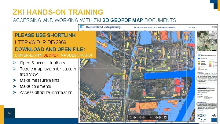 ZKI HANDS-ON TRAINING ACCESSING AND WORKING WITH ZKI 2 D GEOPDF MAP DOCUMENTS PLEASE