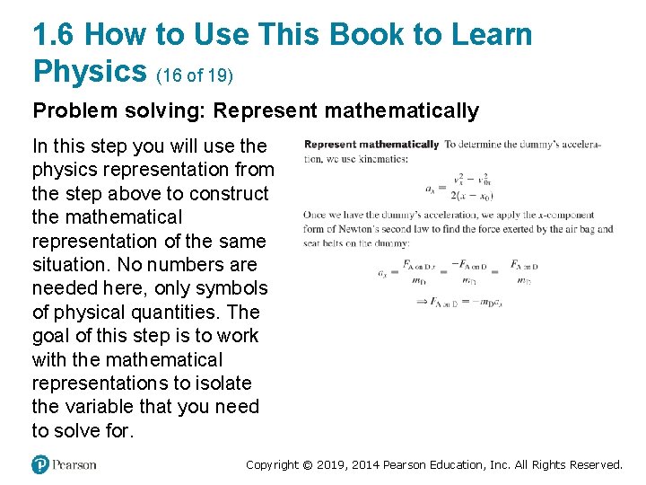 1. 6 How to Use This Book to Learn Physics (16 of 19) Problem