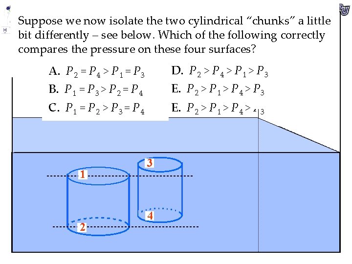 Suppose we now mentally isolate the twocylindrical“chunks”aoflittle a larger bit differently body of –water.