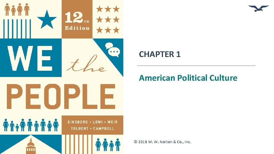 CHAPTER 1 American Political Culture © 2018 W. W. Norton & Co. , Inc.