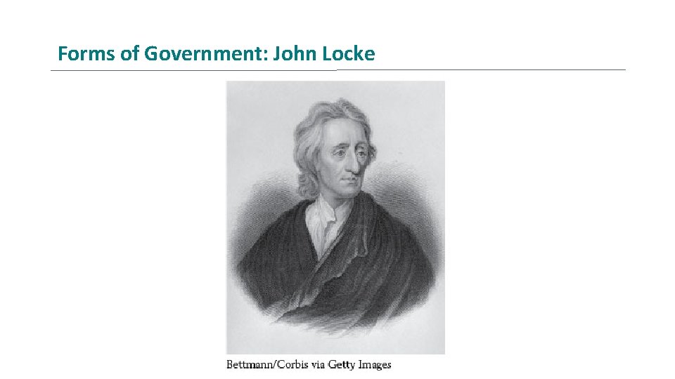Forms of Government: John Locke 