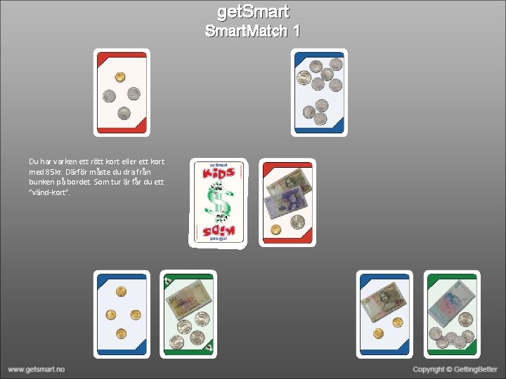 get. Smart. Match 1 Du har varken ett rött kort eller ett kort med get. Smart. Match 1 Du har varken ett rött kort eller ett kort med