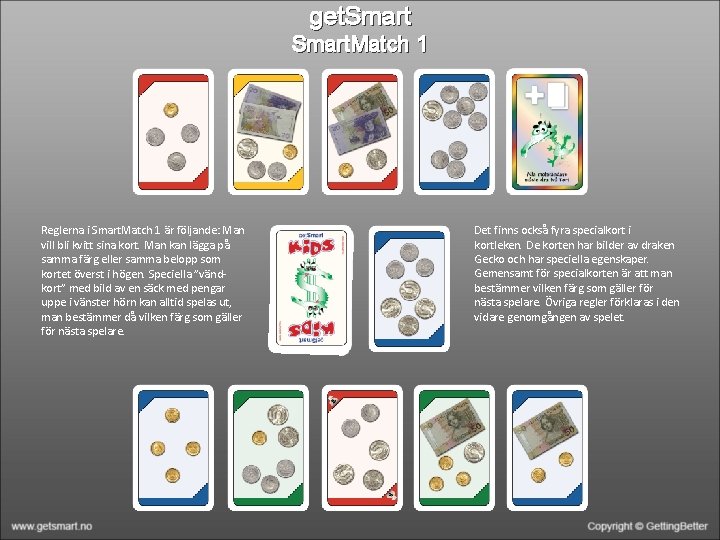 get. Smart. Match 1 Reglerna i Smart. Match 1 är följande: Man vill bli get. Smart. Match 1 Reglerna i Smart. Match 1 är följande: Man vill bli
