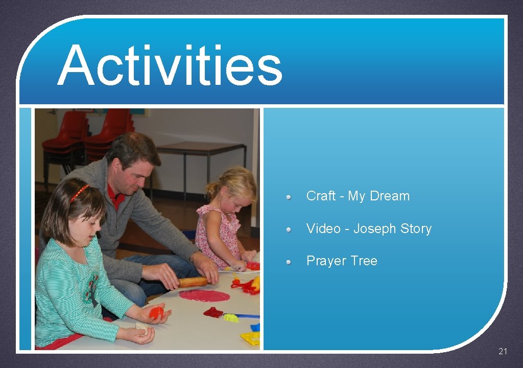 Activities Craft - My Dream Video - Joseph Story Prayer Tree 21 
