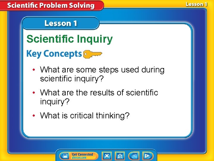 Scientific Inquiry • What are some steps used during scientific inquiry? • What are