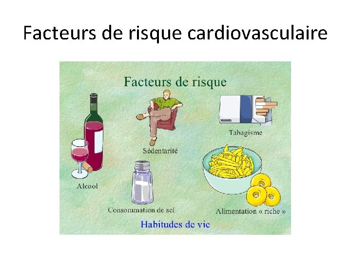 Facteurs de risque cardiovasculaire 