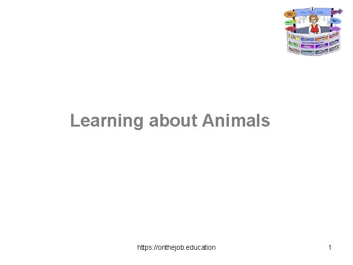 Learning about Animals https: //onthejob. education 1 