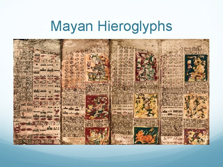 Mayan Hieroglyphs 