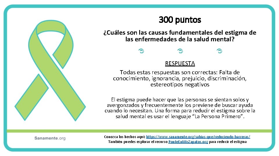 300 puntos ¿Cuáles son las causas fundamentales del estigma de las enfermedades de la 300 puntos ¿Cuáles son las causas fundamentales del estigma de las enfermedades de la