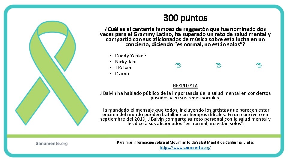 300 puntos ¿Cuál es el cantante famoso de reggaetón que fue nominado dos veces 300 puntos ¿Cuál es el cantante famoso de reggaetón que fue nominado dos veces