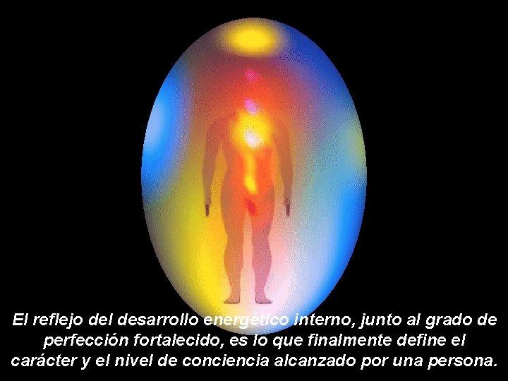El reflejo del desarrollo energético interno, junto al grado de perfección fortalecido, es lo El reflejo del desarrollo energético interno, junto al grado de perfección fortalecido, es lo