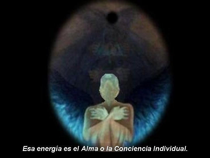Esa energía es el Alma o la Conciencia Individual. Esa energía es el Alma o la Conciencia Individual.
