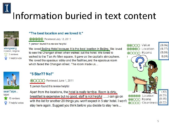 Information buried in text content 5 Information buried in text content 5