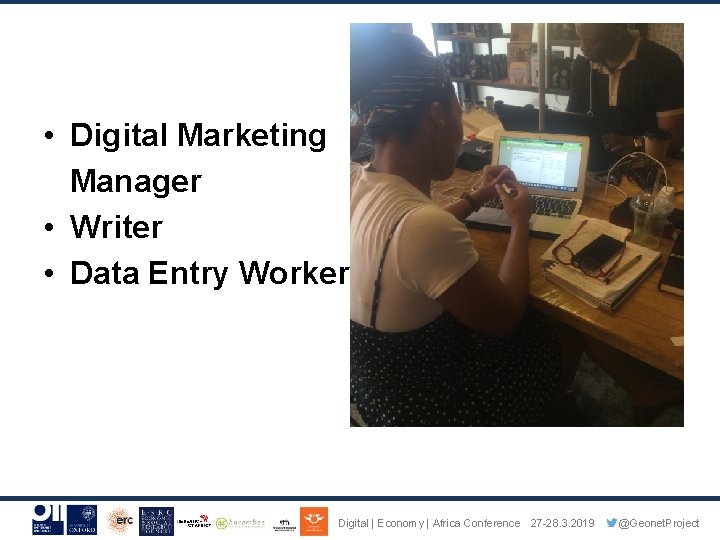  • Digital Marketing Manager • Writer • Data Entry Worker Digital | Economy