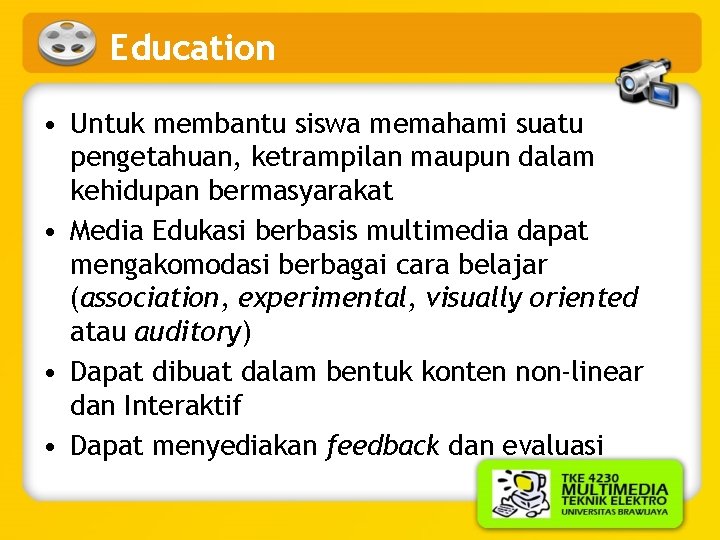 Aplikasi Multimedia Oleh Herman Tolle St Mt Kategori