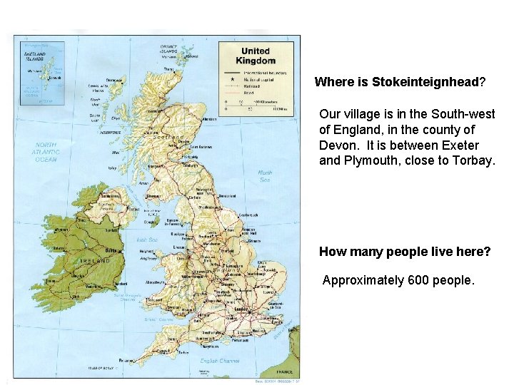 Where is Stokeinteignhead? Our village is in the South-west of England, in the county