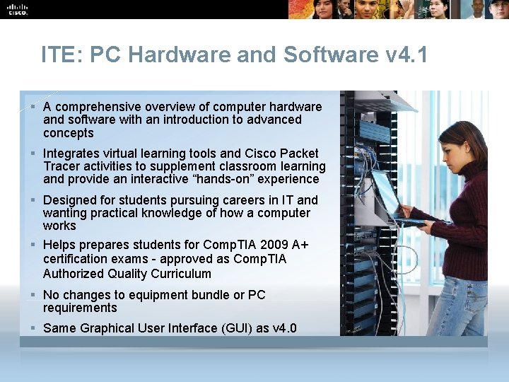ITE: PC Hardware and Software v 4. 1 Subtitle: Size 24, Left Aligned §