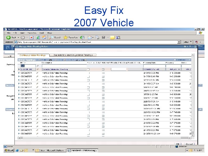 Easy Fix 2007 Vehicle 