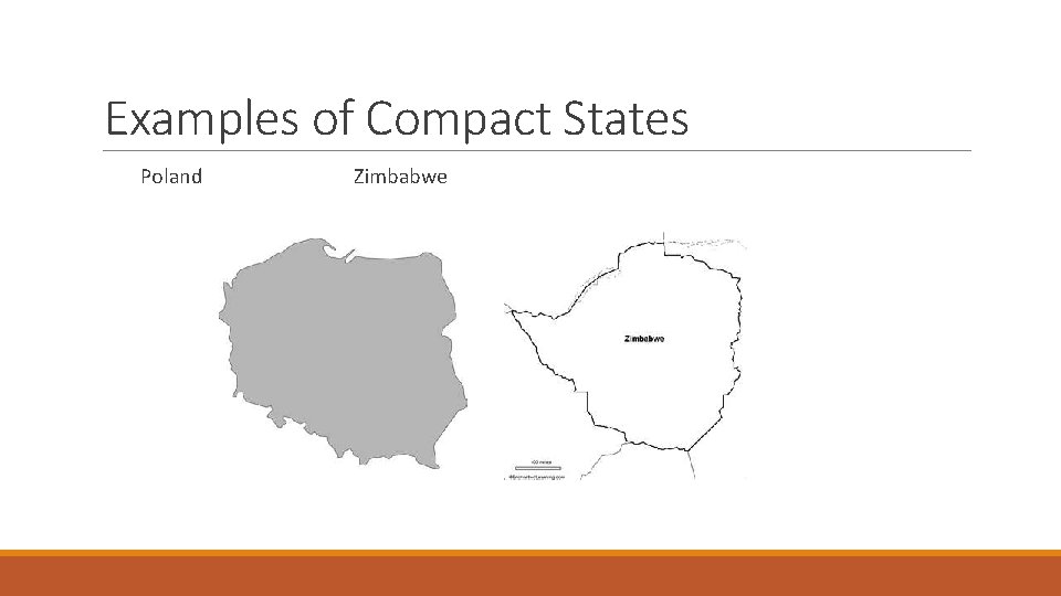 Examples of Compact States Poland Zimbabwe 