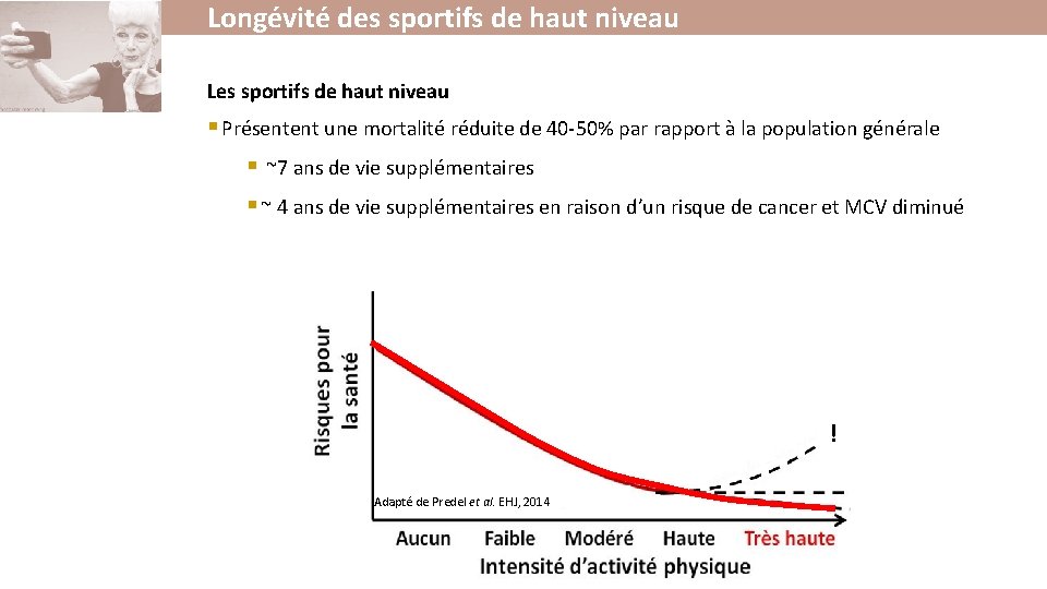 Longévité des sportifs de haut niveau Les sportifs de haut niveau § Présentent une Longévité des sportifs de haut niveau Les sportifs de haut niveau § Présentent une