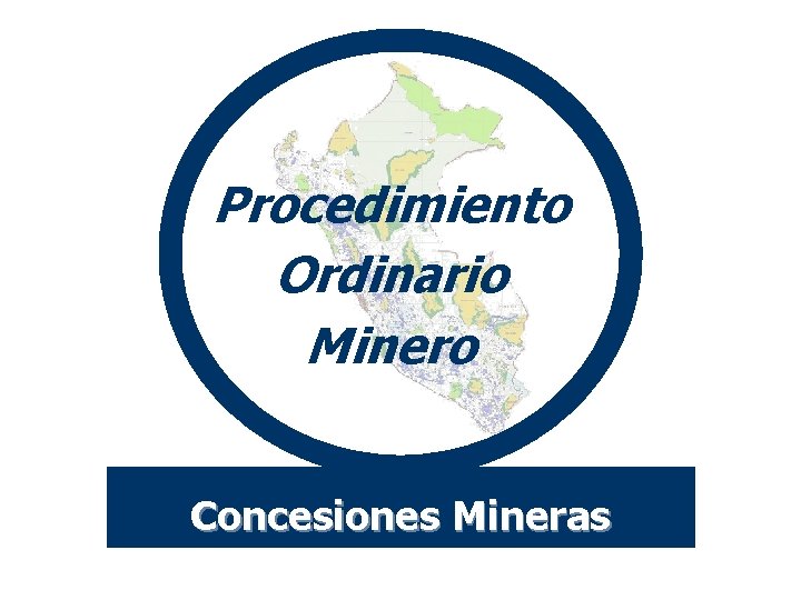 Procedimiento Ordinario Minero Concesiones Mineras 