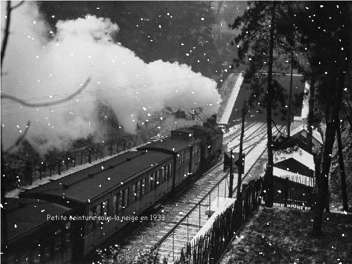 Petite ceinture sous-la neige en 1933 