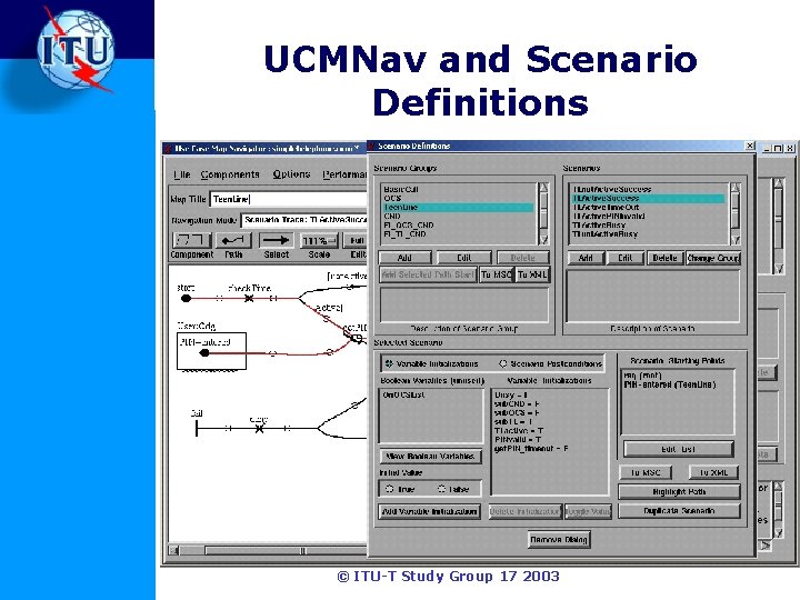 UCMNav and Scenario Definitions © ITU-T Study Group 17 2003 