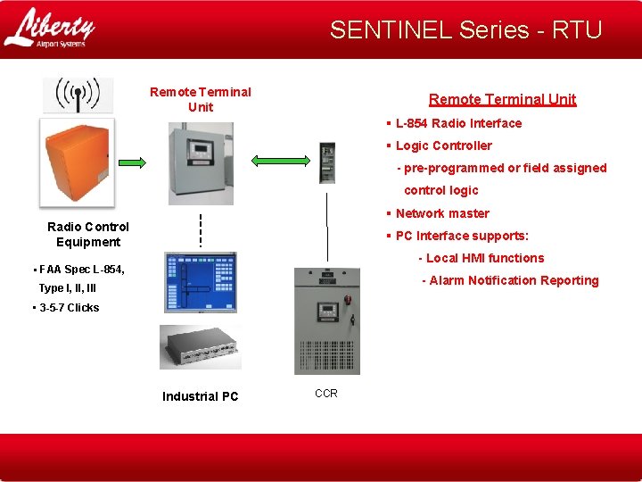 SENTINEL Series - RTU Remote Terminal Unit § L-854 Radio Interface § Logic Controller